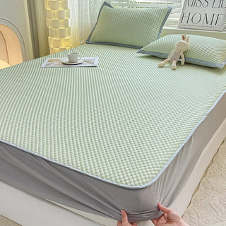 FizzyNest Summer double bed latex cooling sheets, cool and sweat-absorbent, rapid cooling, smooth feel